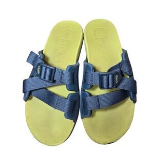 Chacos Chillos Slides Scarab Green Outdoor Slip-On Sandals Youth Kids Jr. Size 4